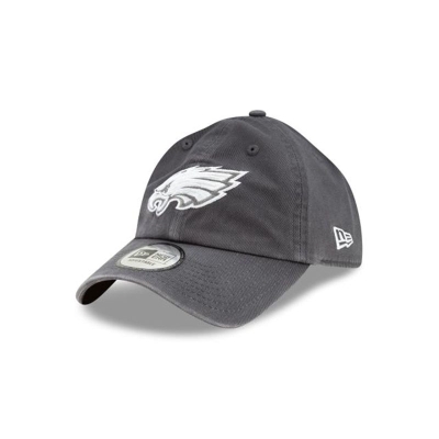 Grey Philadelphia Eagles Hat - New Era NFL Casual Classic Adjustable Caps USA8294617